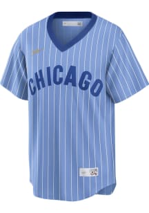 Chicago Cubs Mens Nike Replica Alt Jersey - Light Blue
