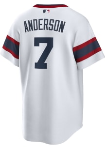 Tim Anderson Chicago White Sox Mens Replica Home Jersey - White