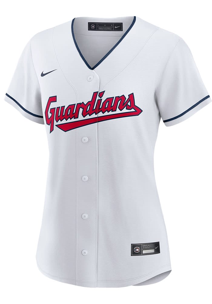 Cleveland Guardians Womens Home Limited Baseball Jersey - WHITE