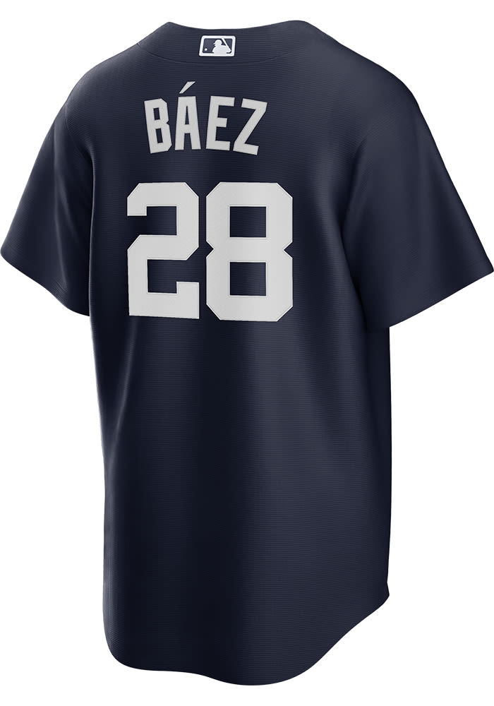 Javier Baez #23 - Game Used Blue Alt. Home Jersey with Seaver