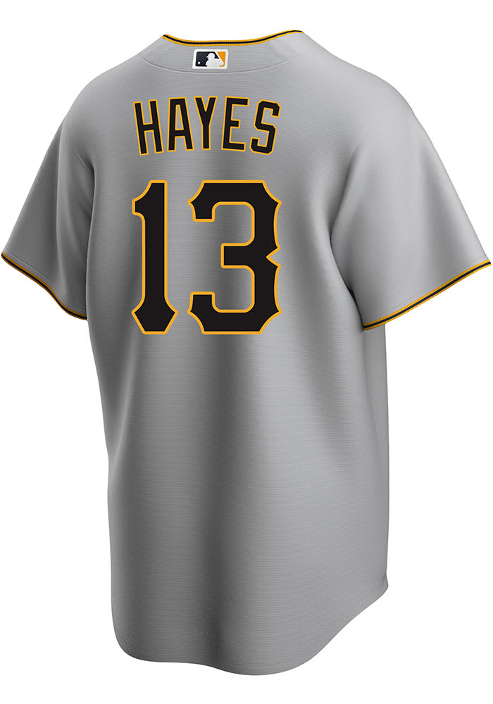 Ke'Bryan Hayes Men's Pittsburgh Pirates Road Jersey - Gray Authentic