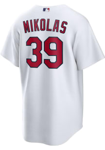 Miles Mikolas St Louis Cardinals Mens Replica Home Jersey - White