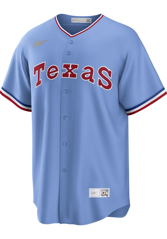 texas rangers throwback jersey