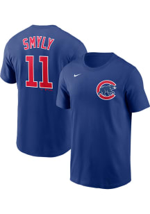 Drew Smyly Chicago Cubs Blue Name And Number Short Sleeve Player T Shirt
