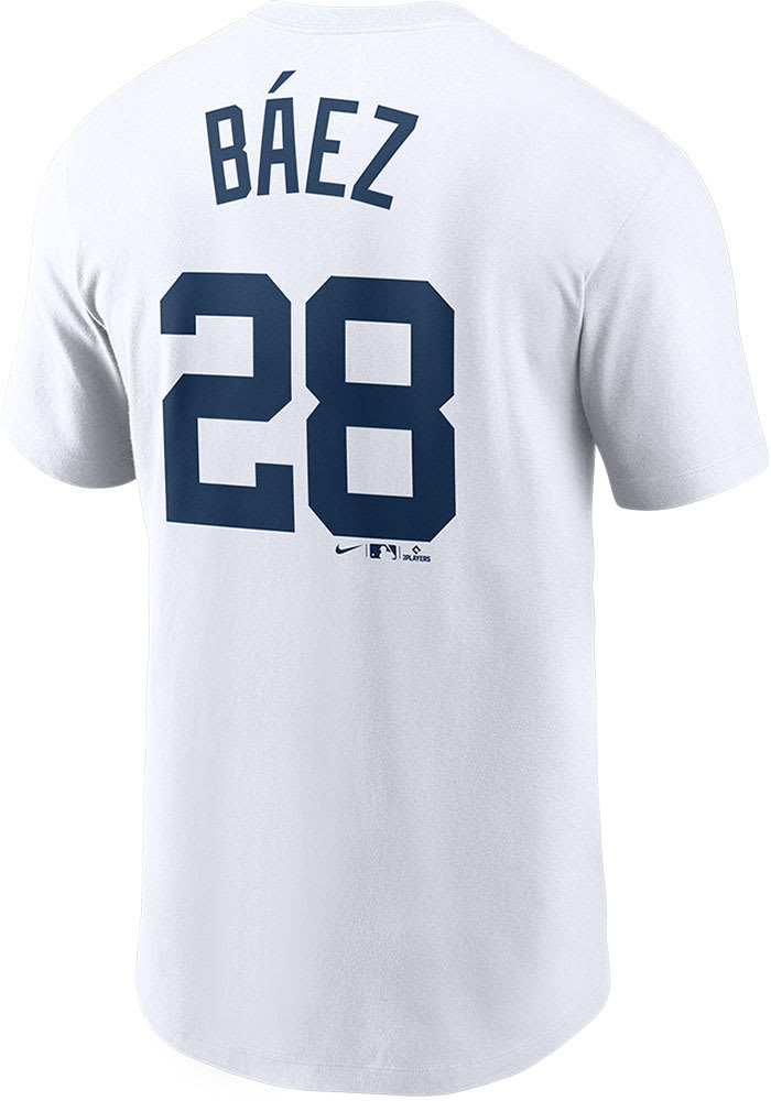 Javier Baez Detroit Tigers Nike Name & Number T-Shirt - Navy