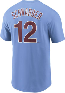 Nick Castellanos Philadelphia Phillies Light Blue Name And Number Short Sleeve Player T Shirt