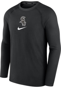 Nike Chicago White Sox Mens Black Game Long Sleeve Sweatshirt
