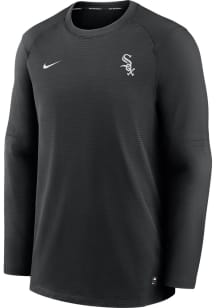 Nike Chicago White Sox Mens Black Pregame Long Sleeve Sweatshirt