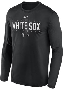 Nike Chicago White Sox Black Legend Team Issue Long Sleeve T-Shirt
