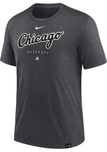 Nike Chicago White Sox Charcoal Early Work Short Sleeve Fashion T Shirt