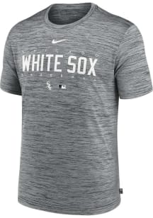 Nike Chicago White Sox Charcoal Velocity Short Sleeve T Shirt