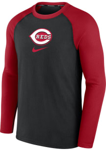 Nike Cincinnati Reds Mens Black Game Long Sleeve Sweatshirt