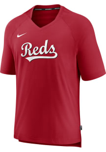 Nike Cincinnati Reds Red Pregame Short Sleeve T Shirt
