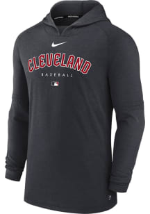 Nike Cleveland Guardians Mens Navy Blue Early Work Hood