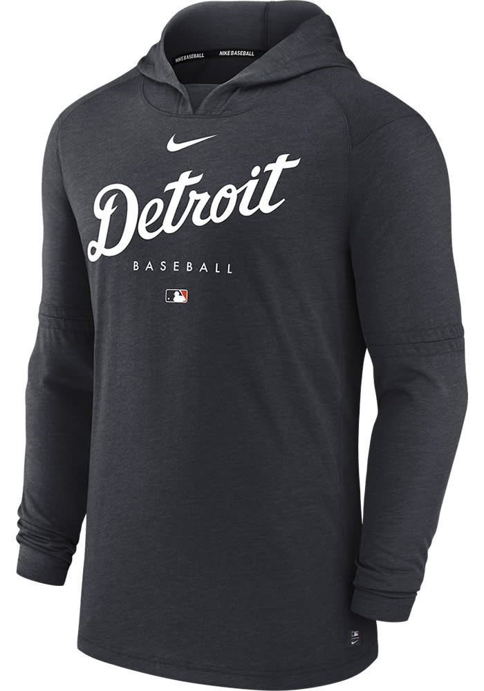 Men's Detroit Tigers Nike Heathered Navy Authentic Collection