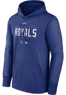 Nike Kansas City Royals Mens Blue Pregame Hood