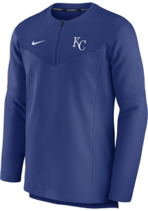 Nike Kansas City Royals Mens Blue Gametime Pullover Jackets