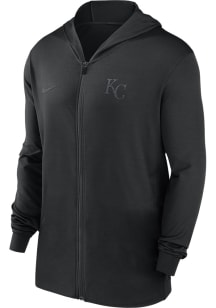 Nike Kansas City Royals Mens Black Travel Long Sleeve Zip