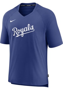Nike Kansas City Royals Blue Pregame Short Sleeve T Shirt
