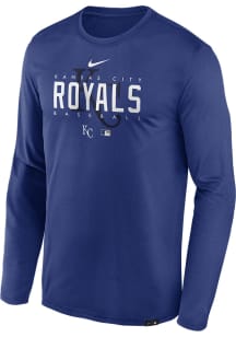 Nike Kansas City Royals Blue Legend Team Issue Long Sleeve T-Shirt
