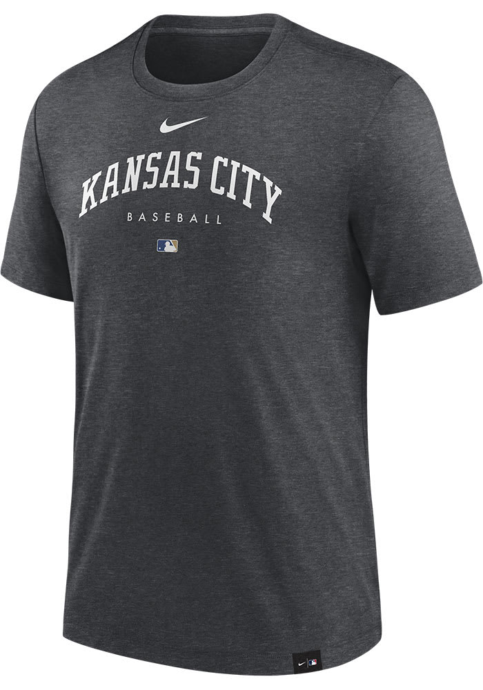 Kansas City Royals Vintage Gray Tri-Blend T-Shirt by '47 Brand