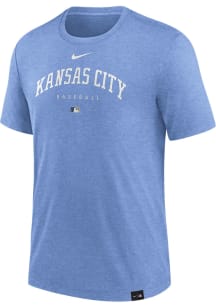 Nike Kansas City Royals Light Blue Early Work Short Sleeve Fashion T Shirt