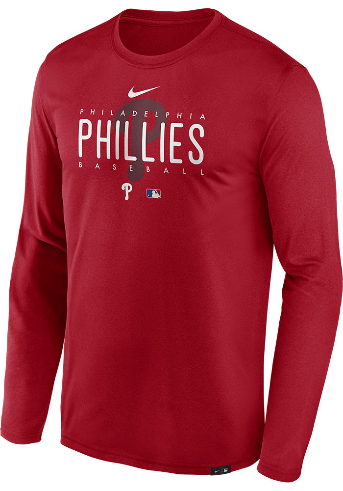 Philadelphia Phillies Nike Team Wordmark T-Shirt - Red