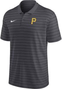 Nike Pittsburgh Pirates Mens Grey Victory Short Sleeve Polo