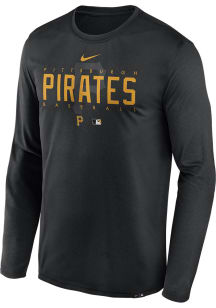 Nike Pittsburgh Pirates Black Legend Team Issue Long Sleeve T-Shirt