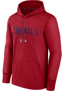 Nike St Louis Cardinals Mens Red Pregame Hood
