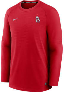 Nike St Louis Cardinals Mens Red Pregame Long Sleeve Sweatshirt