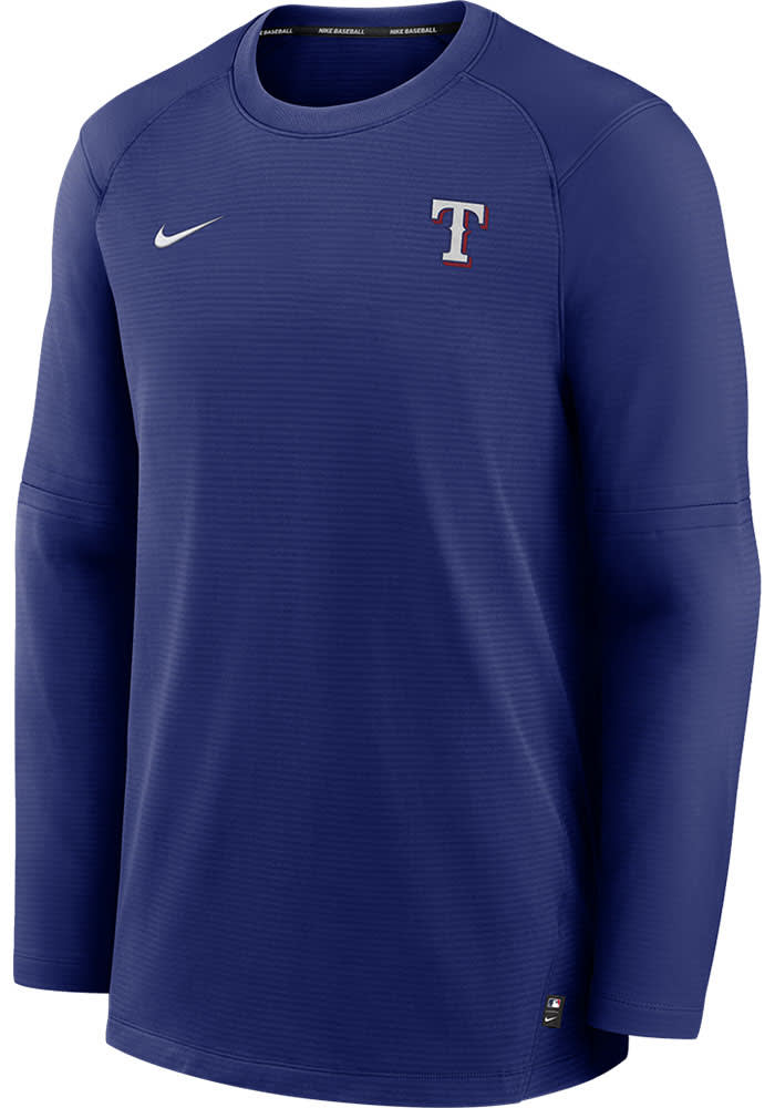 Nike Texas Rangers Grey Coop Wordmark Short Sleeve T Shirt