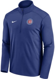 Nike Chicago Cubs Mens Blue Team Agility Long Sleeve 1/4 Zip Pullover