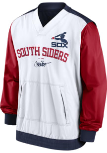 Nike Chicago White Sox Mens White Rewind Warm Up Pullover Jackets