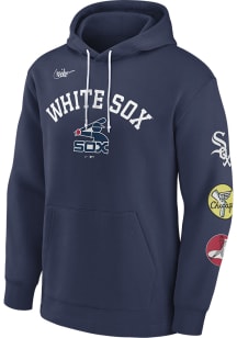 Nike Chicago White Sox Mens Navy Blue Rewind Lefty Fashion Hood