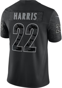 Najee Harris Nike Pittsburgh Steelers Mens Black REFLECTIVE Limited Football Jersey