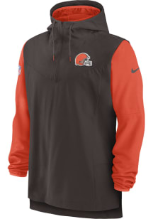 Nike Cleveland Browns Mens Brown SIDELINE PLAYER Light Weight Jacket