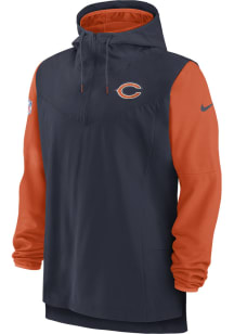 Nike Chicago Bears Mens Navy Blue SIDELINE PLAYER Light Weight Jacket