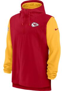 Nike Kansas City Chiefs Mens Red SIDELINE PLAYER Light Weight Jacket