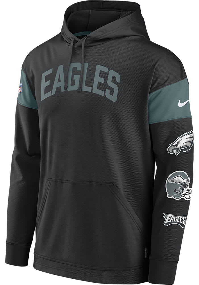 Nike Philadelphia Eagles Mens Midnight Green Prime Logo Therma