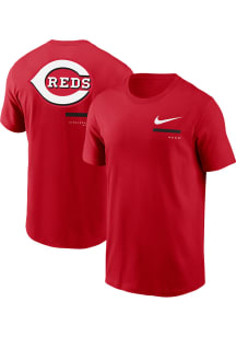 Nike Cincinnati Reds Red Over Shoulder Short Sleeve T Shirt