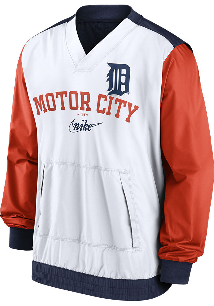 Detroit Tigers Nike Rewind Warm up Shirt - 196754690748