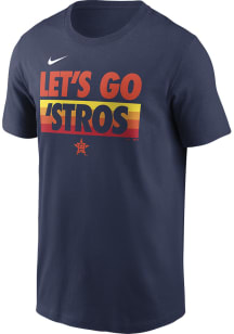 Nike Houston Astros Navy Blue Rally Rule Short Sleeve T Shirt