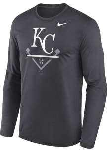 Nike Kansas City Royals Charcoal Icon Legend Long Sleeve T-Shirt