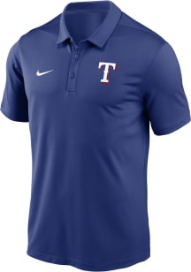 Nike Texas Rangers Mens Blue Team Agility Short Sleeve Polo