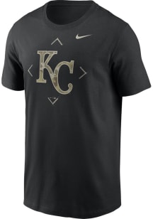 Nike Kansas City Royals Black Camo Short Sleeve T Shirt