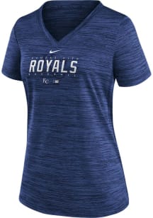 Nike Kansas City Royals Womens Blue Velocity T-Shirt