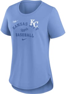 Nike Kansas City Royals Womens Light Blue Touch Short Sleeve T-Shirt