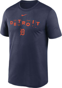 Nike Detroit Tigers Navy Blue Local Short Sleeve T Shirt
