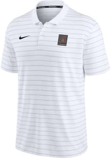 Nike Arizona Diamondbacks Mens White Striped Short Sleeve Polo